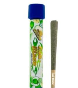 Buy Cali-Blaze Green Apple Infused Pre-Roll UK online. 1.2g sativa at 37.70% THC with crisp apple flavour and powerful uplifting energy. Premium infused. Discreet UK delivery.