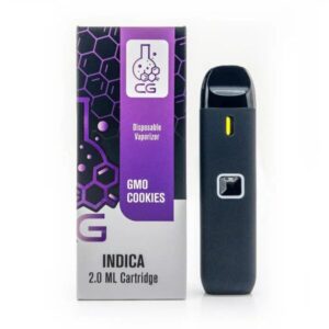 Buy GMO Cookies Disposable Vape Pen UK online — a premium 2ml D9 distillate vape pen capturing the bold, pungent, and complex terpene profile of the iconic GMO Cookies strain. Perfect for experienced users and social sessions. Discreet UK delivery guaranteed.