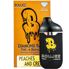 Buy Diamond Bar Peaches & Cream THC Vape Pen UK online — 4 grams of ripe peach and creamy flavor paired with potent THCa diamond crystals for a calming, euphoric, and deeply luxurious vaping experience. Discreet UK delivery guaranteed.
