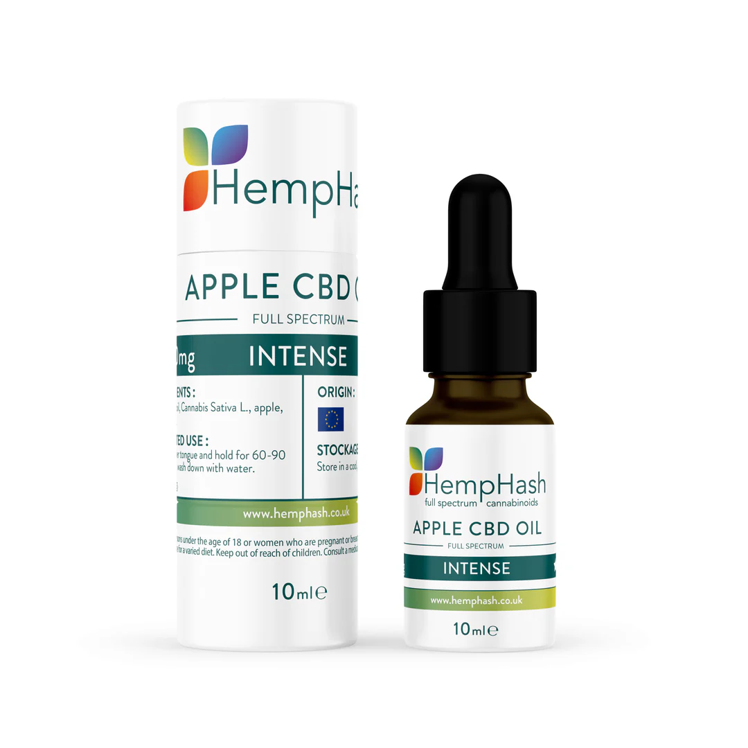 Apple CBD Oil by HempHash 3000mg Full Spectrum CBD