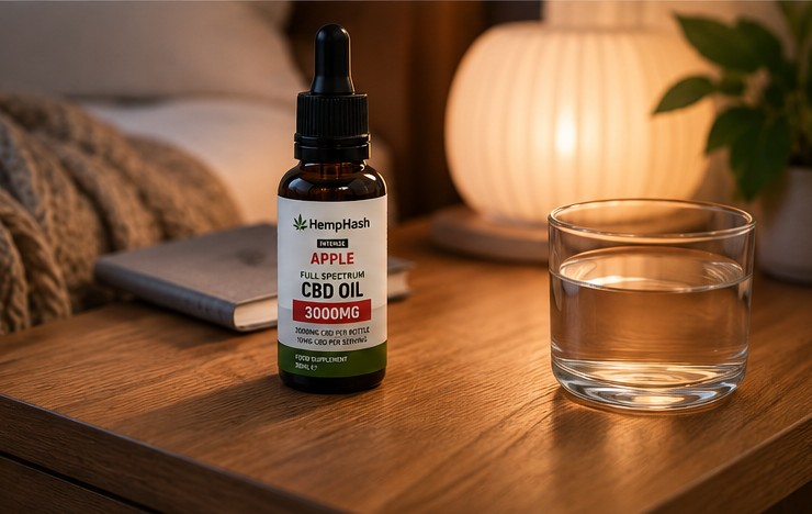 Apple CBD Oil wellness lifestyle image
